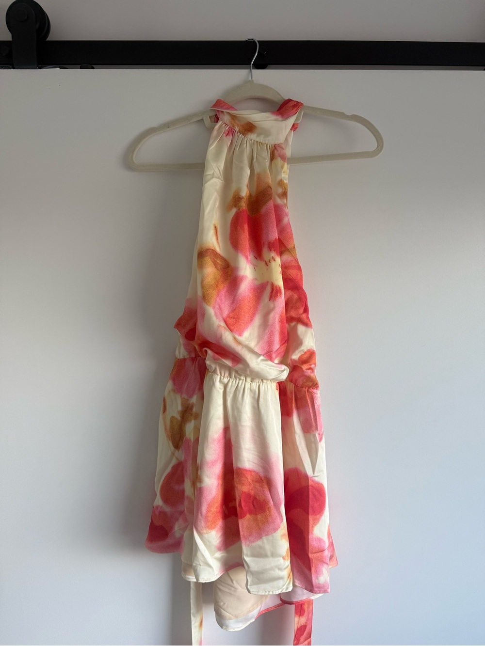 Peppermayo Pink Halter Backless Summer Dress - Picture 3 of 6